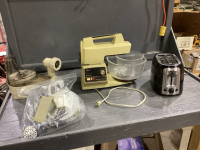 OSTER MIXER , TOASTER, PARTS FOR A CUISINART FOOD PROCESSOR