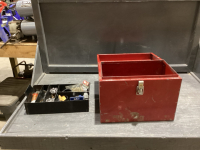 RED TOOLBOX WITH CONTENTS