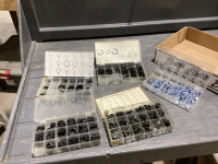 2 RUBBER GROMMET KITS, OUTER SNAP RINGS, E CLIPS , WING NUTS