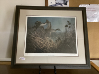 "SCOTCH POND - PINTAILS" DUCK PRINT BY WYATT.....EASEL NOT INCLUDED