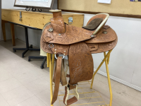WESTERN SADDLE W/ SUEDE SEAT INSERT
