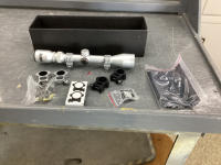 BUSHNELL RIFLE SCOPE - 3X-9X.40 WITH MOUNTS