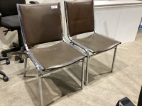 (2) STACKING OFFICE CHAIRS
