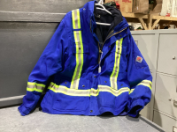 APPAREL SOLUTION FR WINTER WORK JACKET W/ REMOVEABLE FLEECE LINER