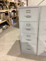 4-DRAWER LEGAL FILING CABINET - GREY