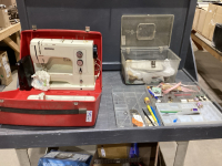 2 ITEMS - BERNINA MODEL 830 SEWING MACHINE + SEWING NOTIONS