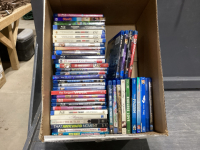 BOX OF BLU RAY MOVIES