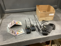 WALKIE TALKIES AND 2 WALLETS