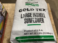 BAG OF INSHELL SUNFLOWER SEEDS - 50 LB BAG -
