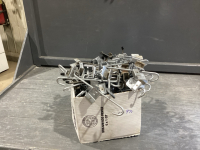 BOX FULL OF SLAT WALL HOOKS