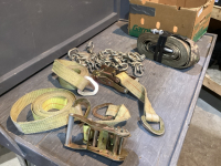 RATCHET STRAPS, SHORT CHAINS + CLEVIS&rsquo;S , TOW STRAP