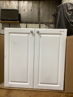 WHITE 2- DOOR UPPER CABINET