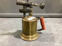 ANTIQUE BRASS TORCH - CLAYTON & LAMBERT CO.