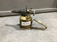 SMALL ANTIQUE BRASS TORCH - PRIMUS #821