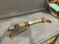 VINTAGE FIREMEN'S AXE AND. BUSH WACKER