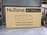 NUTONE 30" RANGE HOOD - BLACK