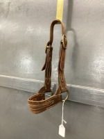 SMALL CALF SHOW HALTER - LEATHER