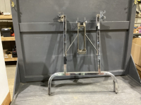 SET OF FOLDING CHROME TABLE LEGS