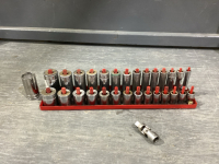 MIX OF CRAFTSMAN, SNAP-ON - DEEP+ SHALLOW SOCKETS - ALL SAE - 1/2&rdquo; DRIVE