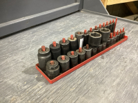 SAE IMPACT SOCKETS 1/2&rdquo; DRIVE - STANDARD LENGTH IS SNAP-ON, DEEP SOCKETS ARE UNITOOL
