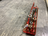 SAE CHROME. SOCKETS- 3/8&rdquo; DRIVE - DEEP ARE ALL SNAP-ON, SHALLOW ARE MOSTLY SNAP-ON -SOME CRAFTSMAN