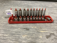 SAE CHROME SOCKETS 1/4&rdquo; DRIVE - SHALLOW ARE SNAP-ON, DEEP ARE CRAFTSMAN + SNAP-ON