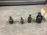 SNAP-ON 3/4&rdquo; 1/2&rdquo;, + 3/8&rdquo; DRIVE IMPACT UNIVERSAL + (1) 1/2&rdquo; DRIVE ULTRAPRO IMPACT UNIVERSAL