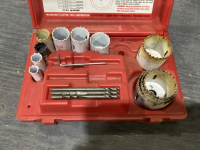 MILWAUKEE HOLE SAW KIT - INCOMPLETE - NO ARBORS