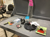 PIPE INSULATION, WALLETS, WATER FLOW RESTRICTOR, SCRAPER, COAXIL CABLE