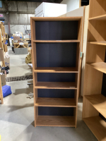BOOKCASE W/ (1) FIXED SHELF, (3) ADJUSTABLE SHELVES