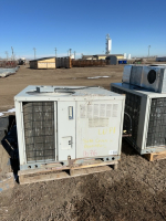 Forced air furnace with cooling unit