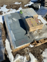 Pallet of Hardy Board Shingle Siding and flooring