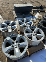 Set of four Dodge aluminum rims
