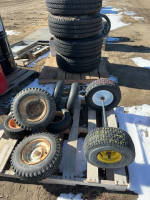 Pallet of cart tires