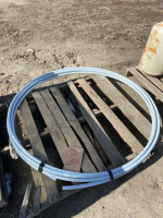 Roll of three-quarter inch PEX pipe