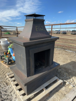 Outdoor fireplace