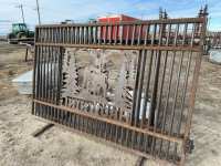2 Heavy steel Browning gates