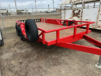 NEW Shop Built , 16 foot Equipment Trailer