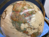 GLOBE IN BRASS FRAME - 3