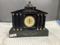 HEAVY VINTAGE MANTEL CLOCK