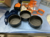 TUPPERWARE SPICE CONTAINERS, DRINKING GLASS HOLDER, NUTRICHOPPER, MINI SPRINGFORM PANS - 3