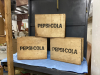 (3) PEPSI-COLA CRATES - LAST STYLE ORIGINALS