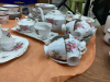 "PRAIRIE ROSE" CHINA DISH SET - ROYAL ADDERLEY AND (1) UNMATCHING LIDDED BOWL - 3