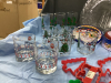 BOX W/ CHRISTMAS GLASSWARE - 2