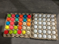 2 FLATS GOLF BALLS