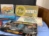 BOX OF GAMES - CRANIUM,SCRABBLE, PICTIONARY, TROUBLER, TABOO, BATTLESHIP ETC - 3