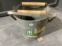 ANTIQUE GALVANIZED MOP BUCKET - GW BRAND