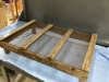 RUSTIC ANTIQUE DECOR PIECE W/ SCREEN - 2