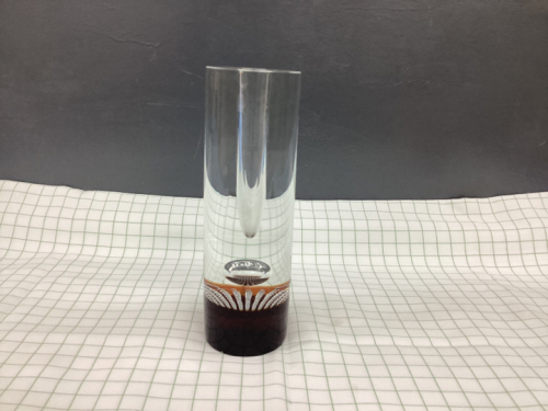 HEAVY GLASS BUD VASE