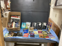 BOXFUL OF SOFT COVER BOOKS